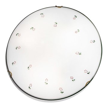 Kolarz 731.12.4.70 - Plafonjera NONNA 2xE27/60W/230V pr. 40 cm zelena