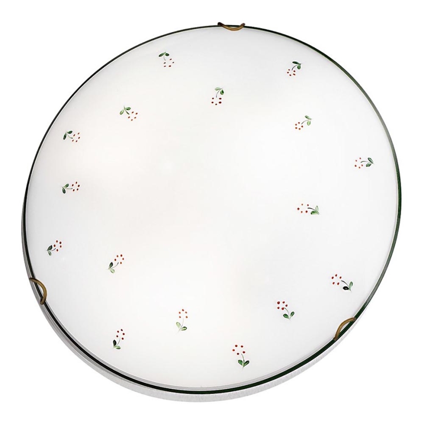 Kolarz 731.12.4.70 - Plafonjera NONNA 2xE27/60W/230V pr. 40 cm zelena