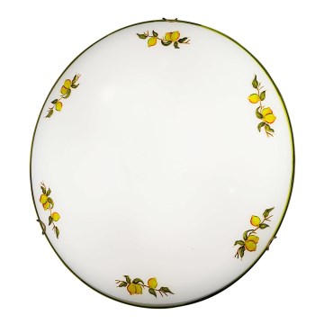 Kolarz 731.13.4.116 - Plafonjera NONNA 3xE27/60W/230V pr. 50 cm limunovi