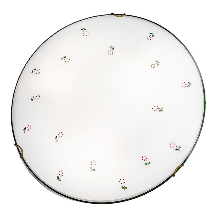 Kolarz 731.13.4.70 - Plafonjera NONNA 3xE27/60W/230V pr. 50 cm zelena
