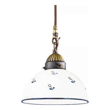 Kolarz 731.30.16 - Luster na sajli NONNA 1xE27/75W/230V pr. 20 cm plava