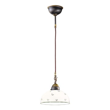 Kolarz 731.30.20 - Luster na sajli NONNA 1xE27/75W/230V pr. 20 cm zelena