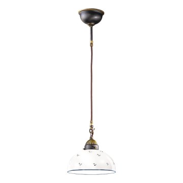 Kolarz 731.30.24 - Luster na sajli NONNA 1xE27/75W/230V pr. 30 cm plava