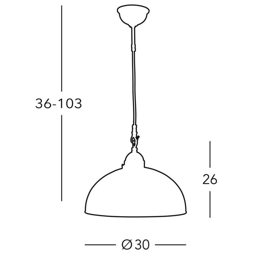 Kolarz 731.30.54 - Luster na sajli NONNA 1xE27/75W/230V