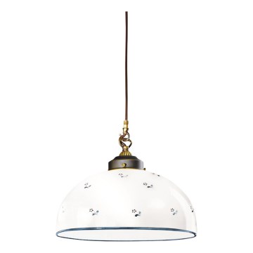 Kolarz 731.32.19 - Luster na sajli NONNA 1xE27/75W/230V pr. 36 cm plava