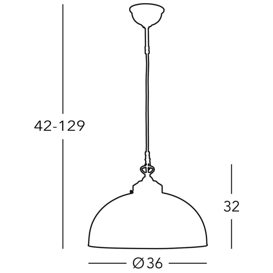 Kolarz 731.32.55 - Luster na sajli NONNA 1xE27/75W/230V