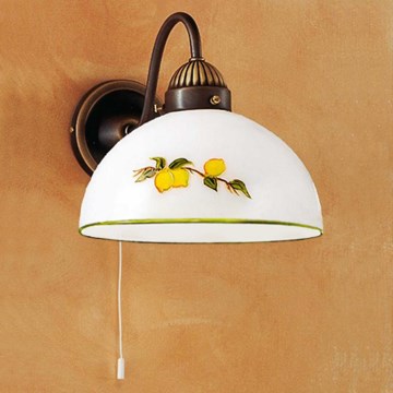 Kolarz 731.61.126 - Zidna lampa NONNA 1xE27/75W/230V limunovi