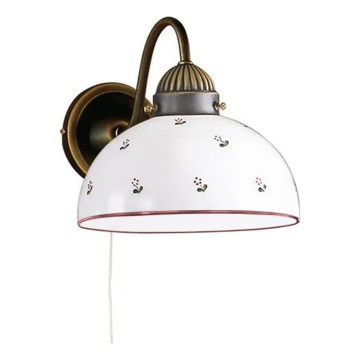 Kolarz 731.61.69 - Zidna lampa NONNA 1xE27/75W/230V crveno