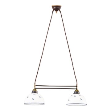Kolarz 731.82.24 - Luster na sajli NONNA 2xE27/75W/230V plava