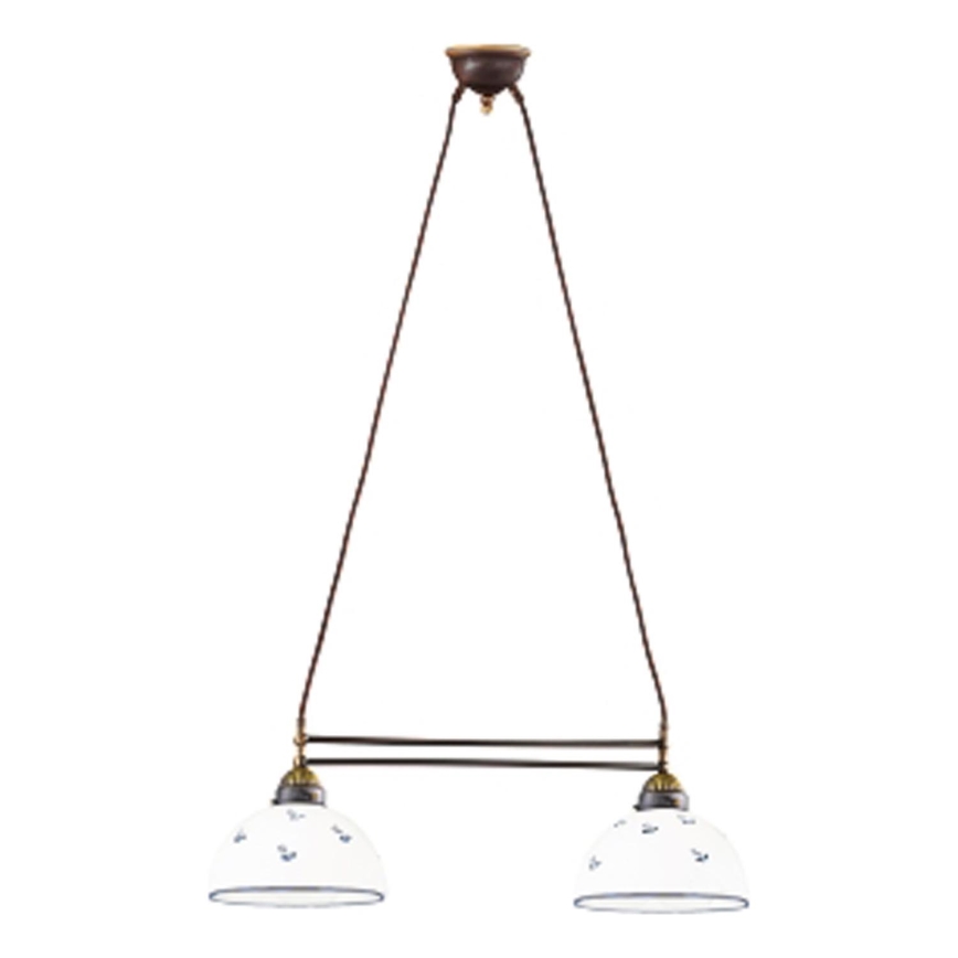 Kolarz 731.82.24 - Luster na sajli NONNA 2xE27/75W/230V plava