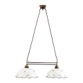 Kolarz 731.82.25 - Luster na lanku NONNA 2xE27/75W/230V plava