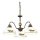Kolarz 731.83.121 - Luster na lancu NONNA 3xE27/75W/230V grožđe/jagode