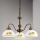 Kolarz 731.83.126 - Luster na lancu NONNA 3xE27/75W/230V limunovi