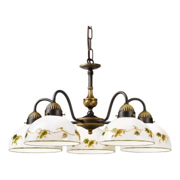 Kolarz 731.85.122 - Luster na lancu NONNA 5xE27/75W/230V grožđe