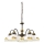 Kolarz 731.85.126 - Luster na lancu NONNA 5xE27/75W/230V limunovi