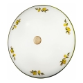 Kolarz 731.U13.4.116 - Plafonjera NONNA 3xE27/60W/230V pr. 42 cm limunovi