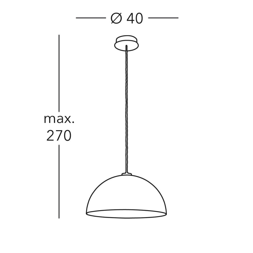 Kolarz A1339.31.Wm.VinAg/40 - Luster na sajli CULT 1xE27/100W/230V pr. 40 cm srebrno