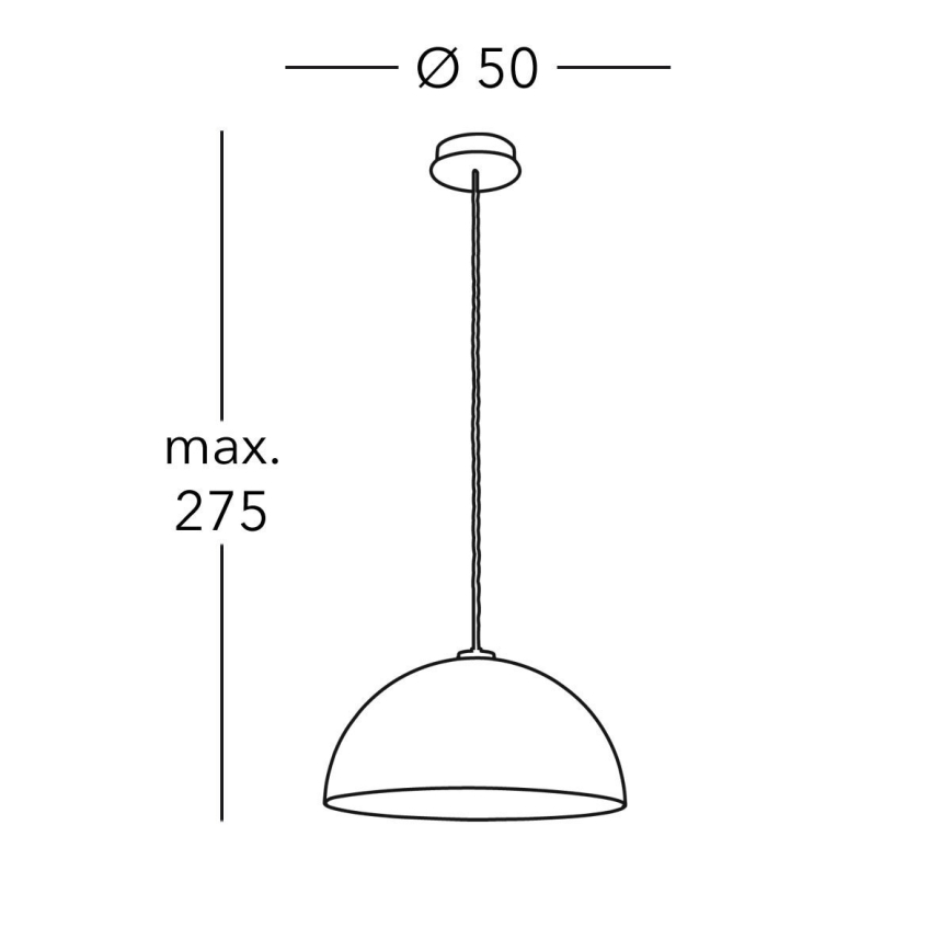 Kolarz A1339.31.Wm.VinAg/50 - Luster na sajli CULT 1xE27/100W/230V pr. 50 cm srebrno
