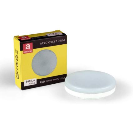 Kolarz A1344.10R.W - LED Prigušiva plafonjera CLICK LED-GX53/7W/230V