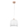 Kolarz A1352.31.Gr - Luster na sajli NONNA 1xE27/60W/230V hrast/bela/sivo