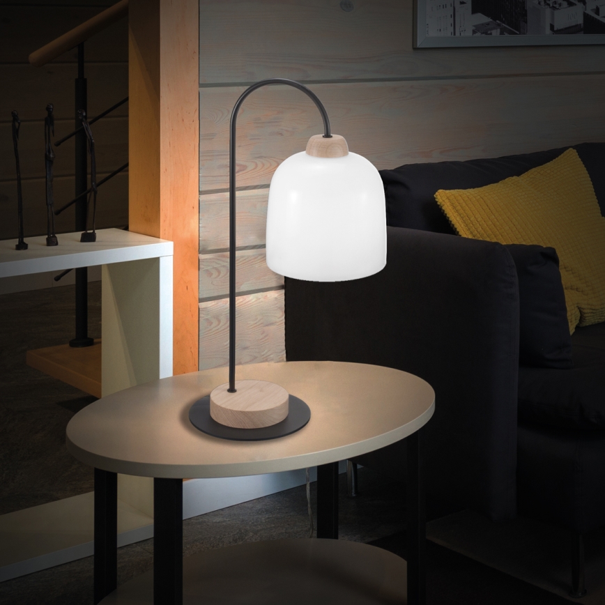 Kolarz A1352.71.W - Stona lampa NONNA 1xE27/60W/230V hrast/bela