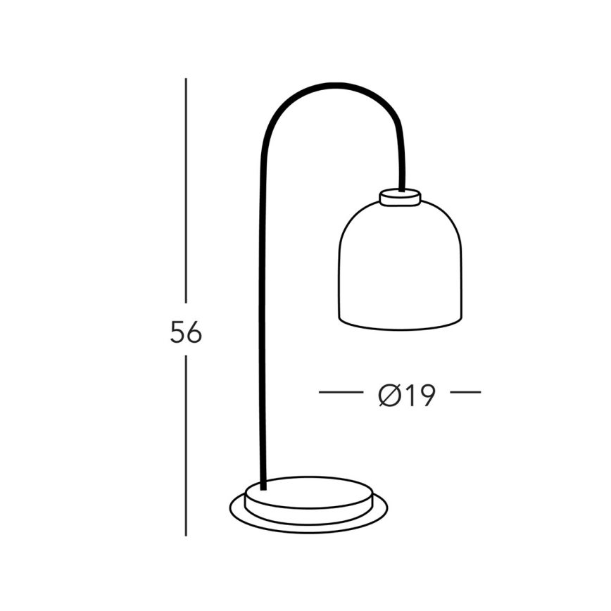 Kolarz A1352.71.W - Stona lampa NONNA 1xE27/60W/230V hrast/bela