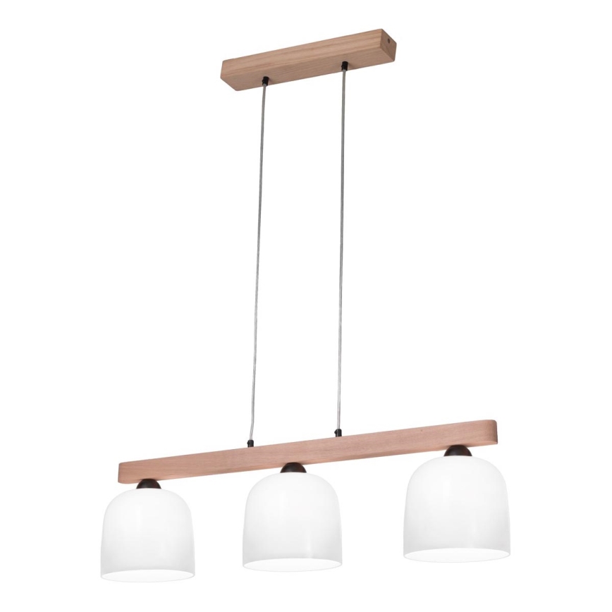 Kolarz A1352.83.W - Luster na sajli NONNA 3xE27/60W/230V hrast/bela