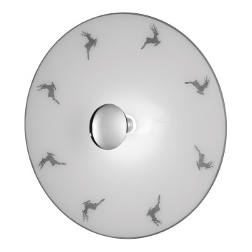 Kolarz A1353.61.XL.5.Gr.100 - Zidna lampa NONNA 1xE27/100W/230V jelen sivo