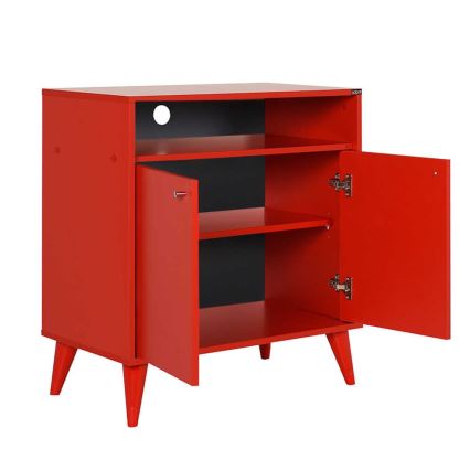 Komoda 79x73 cm crveno