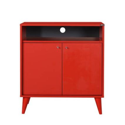 Komoda 79x73 cm crveno