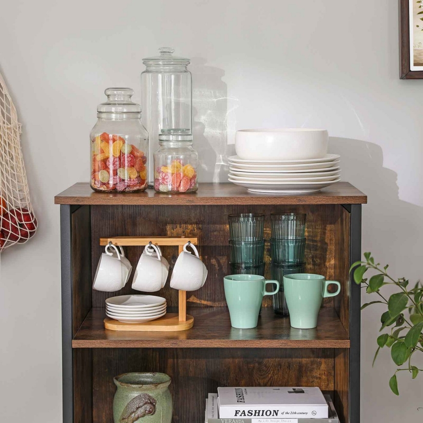 Komoda FIRA braon/crna