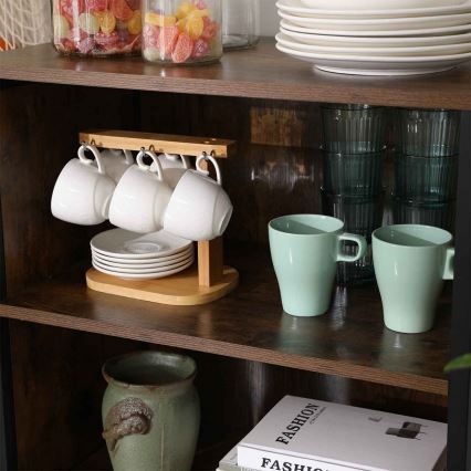 Komoda FIRA braon/crna