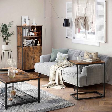 Komoda FIRA braon/crna