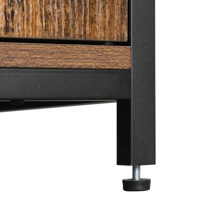 Komoda FIRA braon/crna