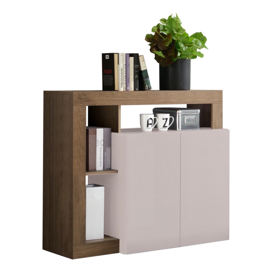 Komoda LENOR kašmir/hrast