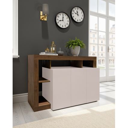 Komoda LENOR kašmir/hrast