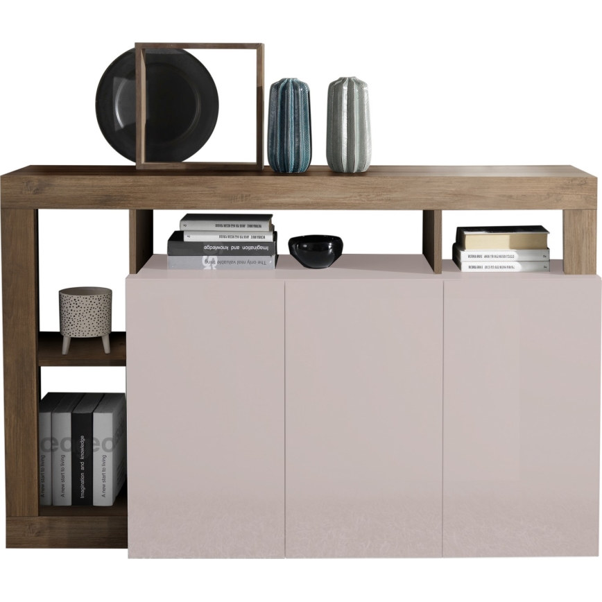 Komoda LENOR kašmir/hrast