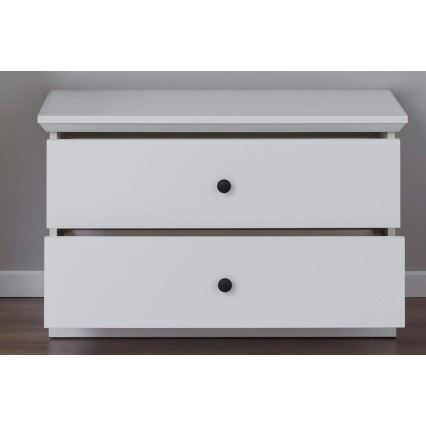 Komoda LIANTE 49x81 cm bela