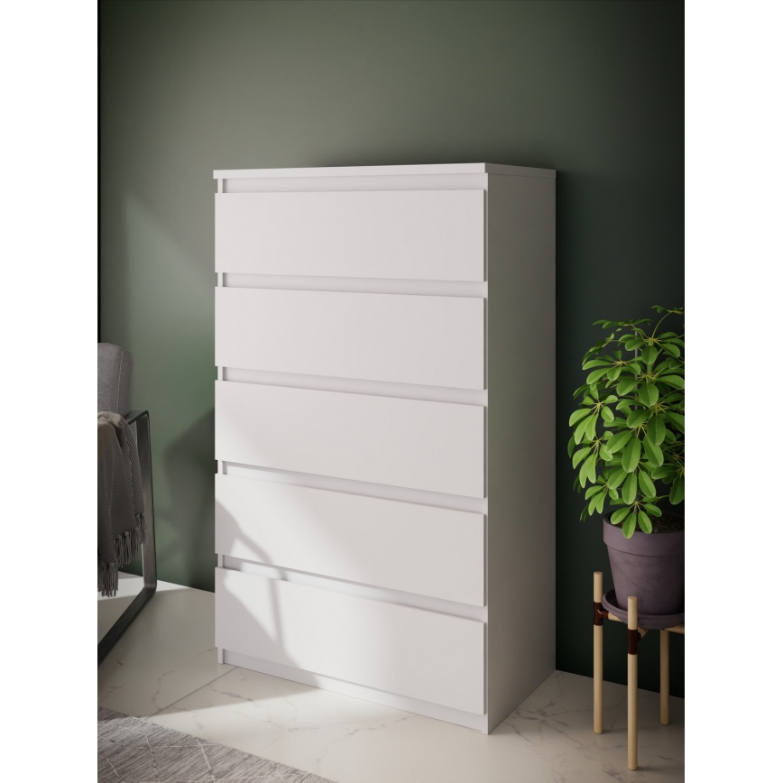 Komoda MAO sa fiokama, bela