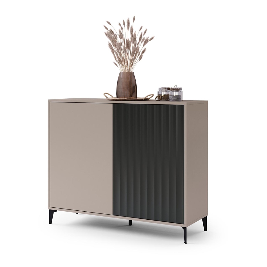 Komoda RONJA taupe/crna