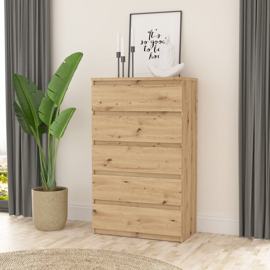 Komoda sa fiokama MAO, hrast artisan