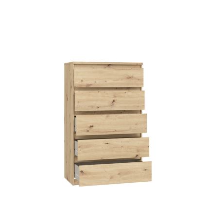 Komoda sa fiokama MAO, hrast artisan