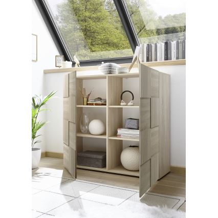 Komoda SERIAN, hrast sonoma