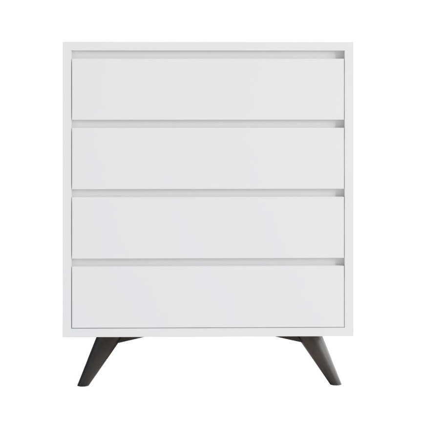 Komoda SUVERA 86x70 cm bela