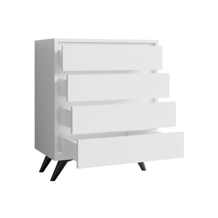 Komoda SUVERA 86x70 cm bela