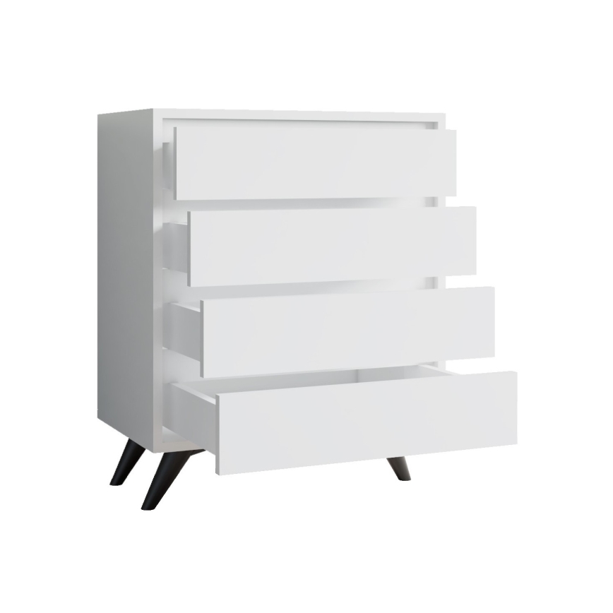 Komoda SUVERA 86x70 cm bela