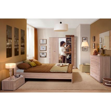 Komoda THEMO 96x93 cm braon