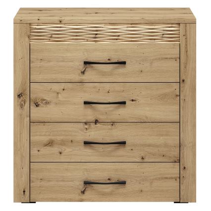 Komoda VANCO 94x92 cm braon