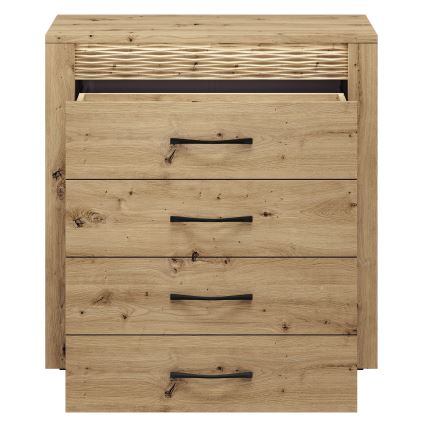 Komoda VANCO 94x92 cm braon