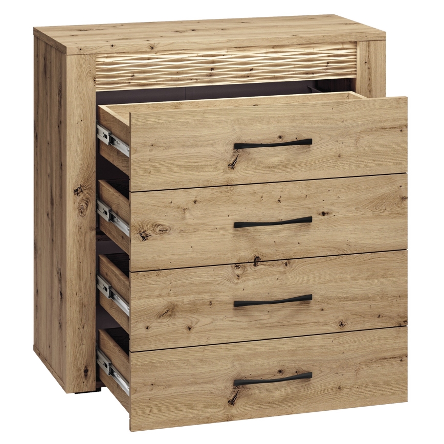 Komoda VANCO 94x92 cm braon